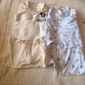 Halo SleepSack Swaddle Cream and White bundle Newborn